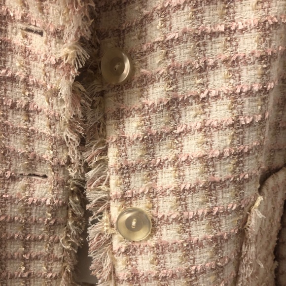 Bob Mackie Design Pretty in Pink Jacket NWT size 6 Cream/Pink/Gold! #Easter 💗🌸 - Picture 13 of 16
